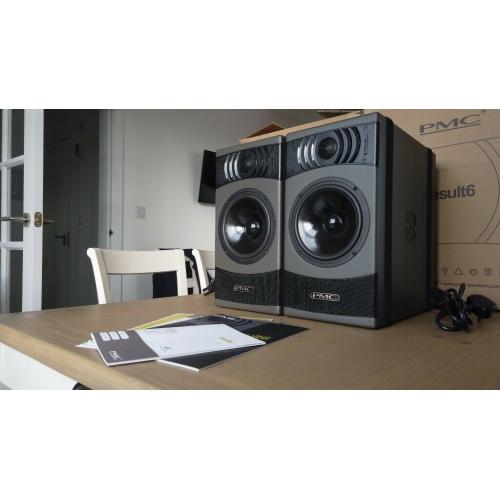 PMC Result 6 Studio Monitors (Pair) with Original Boxes, Manuals and Power Cables