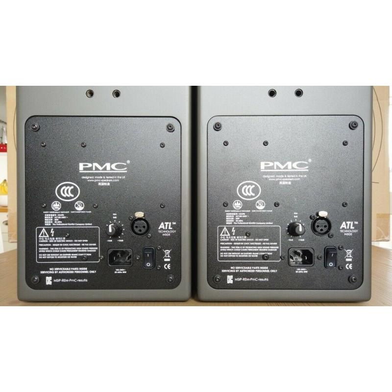 PMC Result 6 Studio Monitors (Pair) with Original Boxes, Manuals and Power Cables