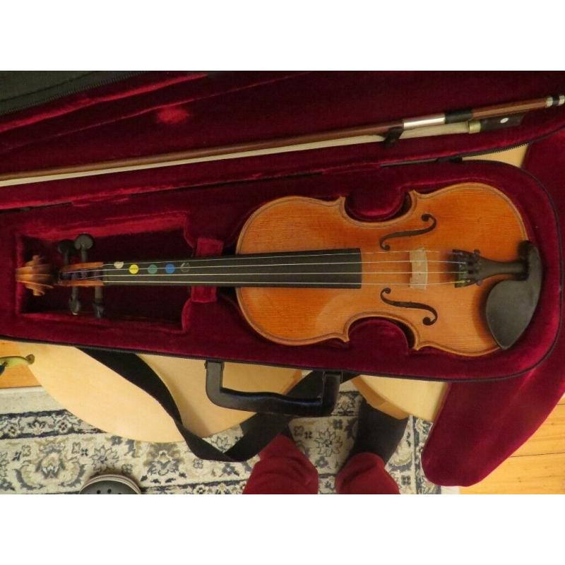 Gliga 1/4 Size Violin, Bow, Case and Kun Shoulder Rest