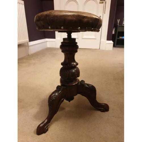 Victorian Antique Piano Stool
