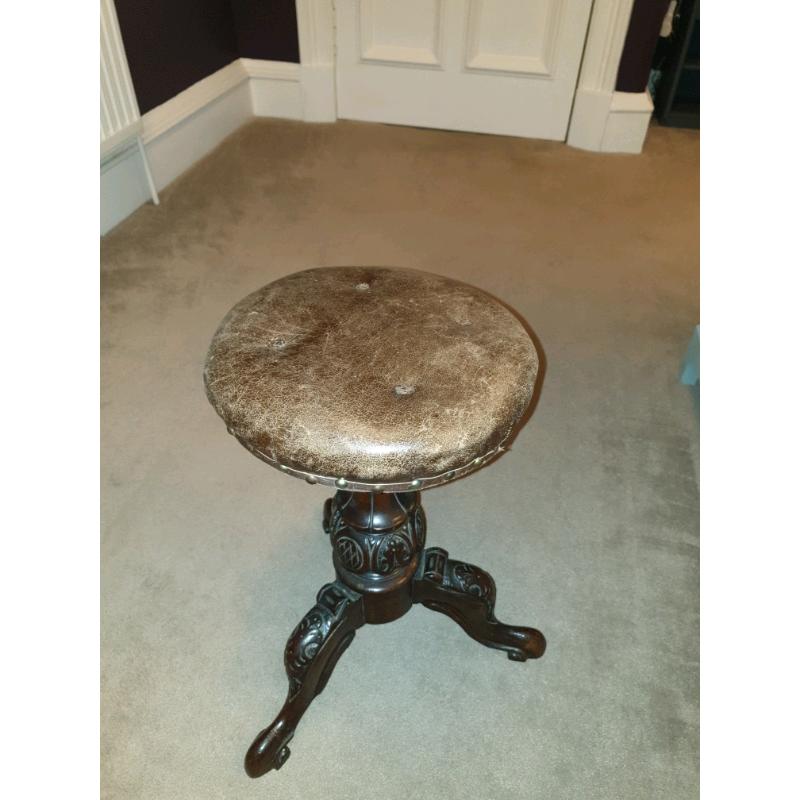 Victorian Antique Piano Stool