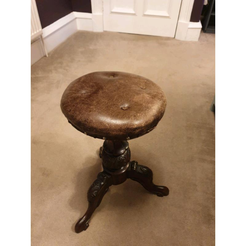 Victorian Antique Piano Stool