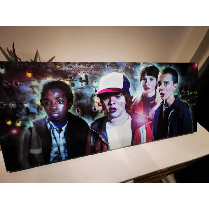 Stranger Things Canvas Print