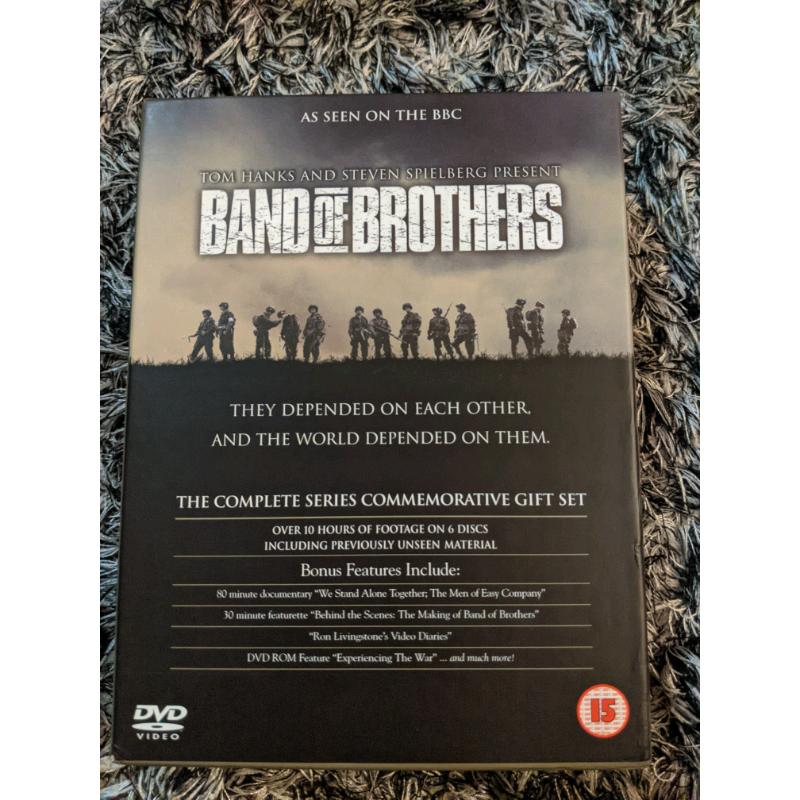 Box set of 6 Band of brothers dvds