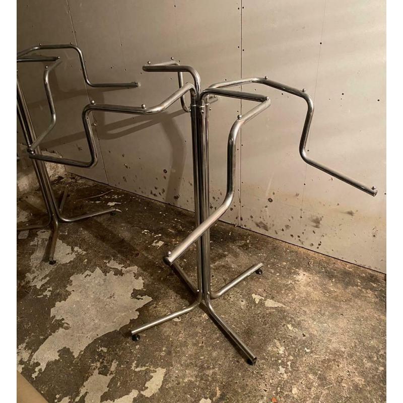 Clothes rail rack shop display