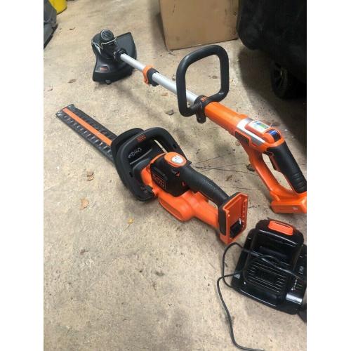 Black and Decker cordless 36v strimmer and hedge trimmer
