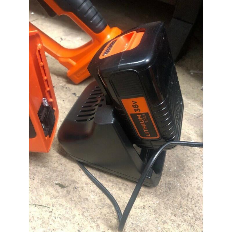 Black and Decker cordless 36v strimmer and hedge trimmer