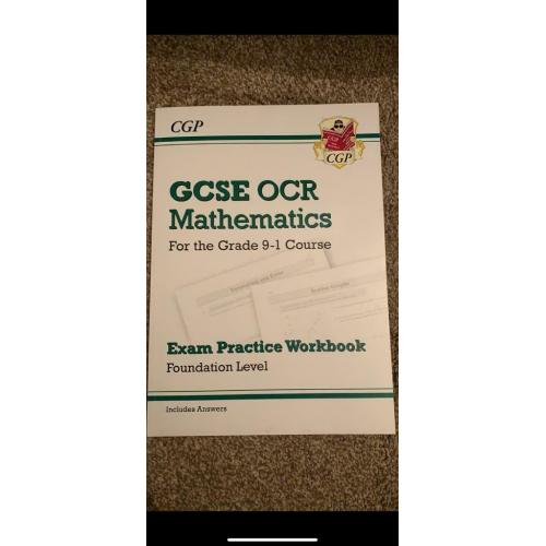 Maths GCSE workbook