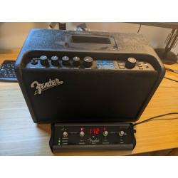 Fender Mustang GT-40 40w 2x6" Guitar Combo Amplifier + MGT-4 Footswitch WiFI Bluetooth LOOPER
