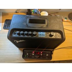 Fender Mustang GT-40 40w 2x6" Guitar Combo Amplifier + MGT-4 Footswitch WiFI Bluetooth LOOPER
