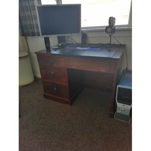 Old style mahogany desk ?50