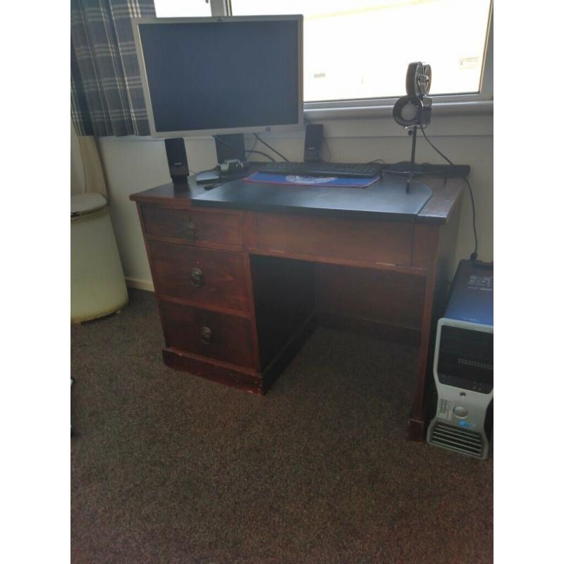 Old style mahogany desk ?50