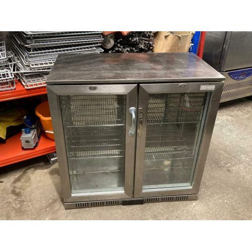Double door drink display fridge for shop cafe restaurant takeaway pizza jdhahah