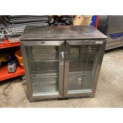 Double door drink display fridge for shop cafe restaurant takeaway pizza jdhahah