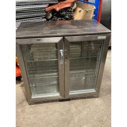 Double door drink display fridge for shop cafe restaurant takeaway pizza jdhahah