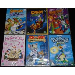 New DVDs: Childrens Cartoons & Animation (price per dvd, cheaper in quantity)