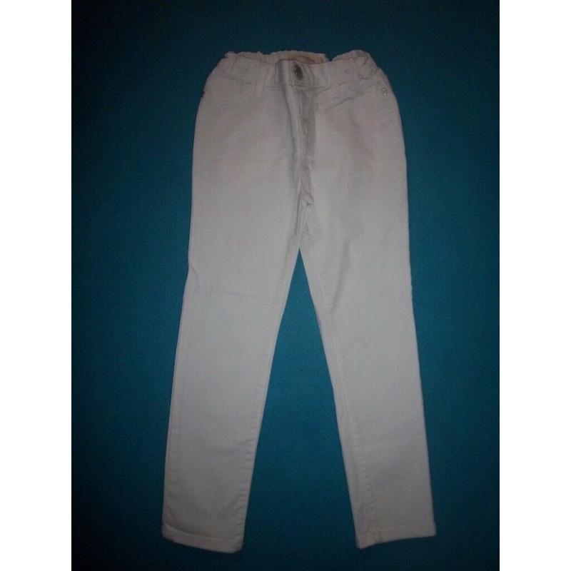 River Island Girls White Jeans Age 7 Years IP1
