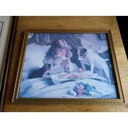 4 framed pictures ?3 each