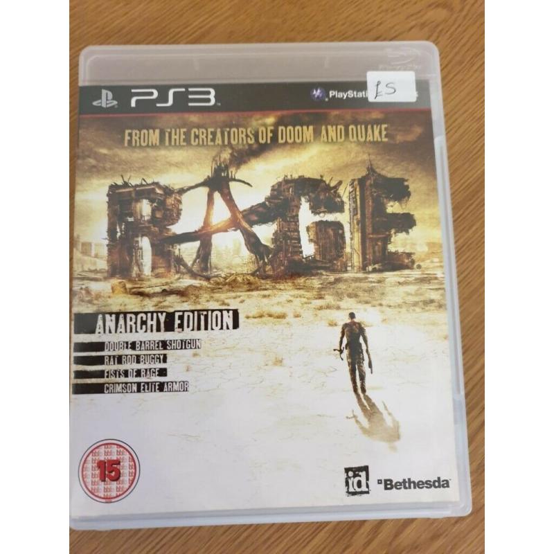 Playstation 3 games ?3 each or all for ?10