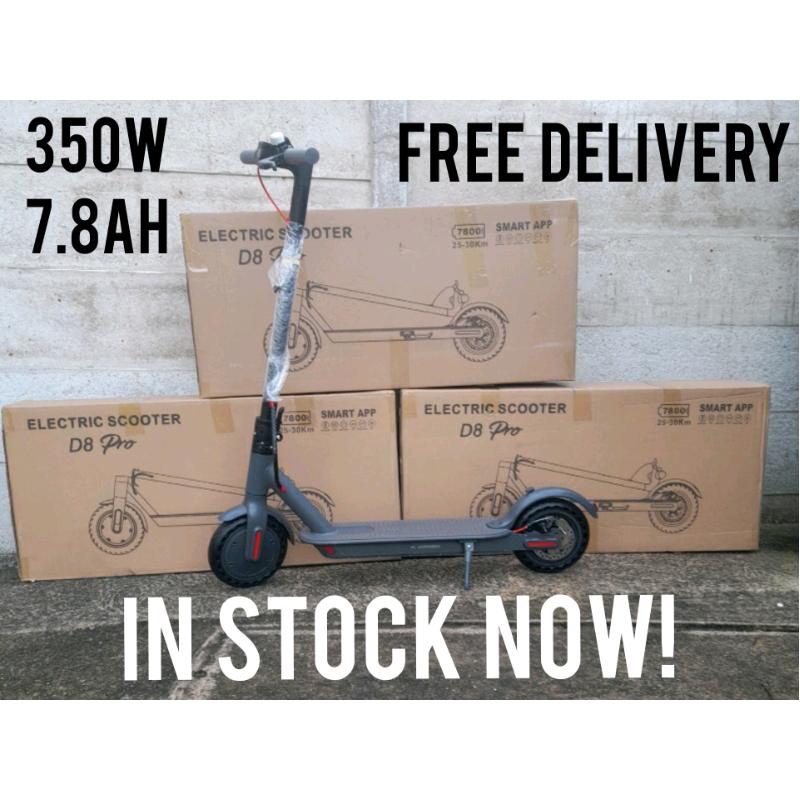 D8 PRO Electric Scooter 350W 7.8AH Free BOXED NEW Delivery Or Collect