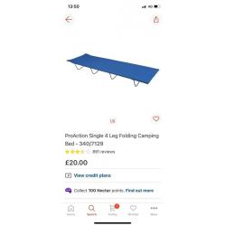 Camp bed