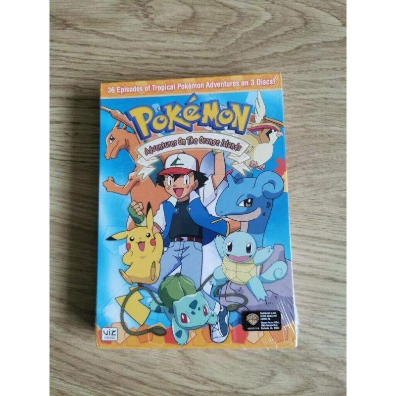 Pokemon Series First 4 Series Sealed DVDs [Region 1]