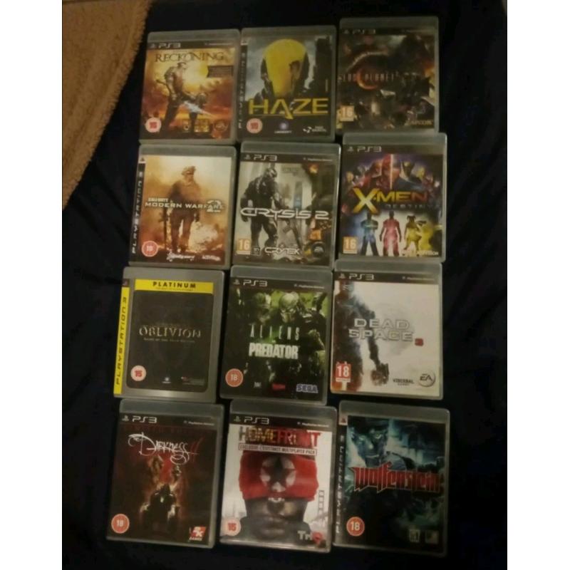 12 ps3 sony playstation 3 video games