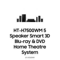 HT-H7500WM 5 Speaker Smart 3D Blu-ray & DVD Home Theatre System