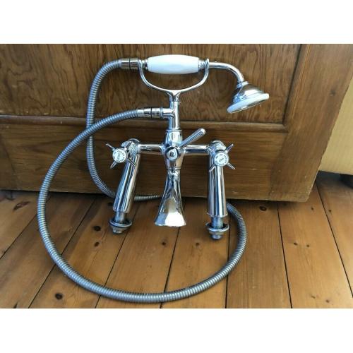 Vintage chrome bath / shower mixer tap