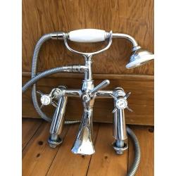 Vintage chrome bath / shower mixer tap