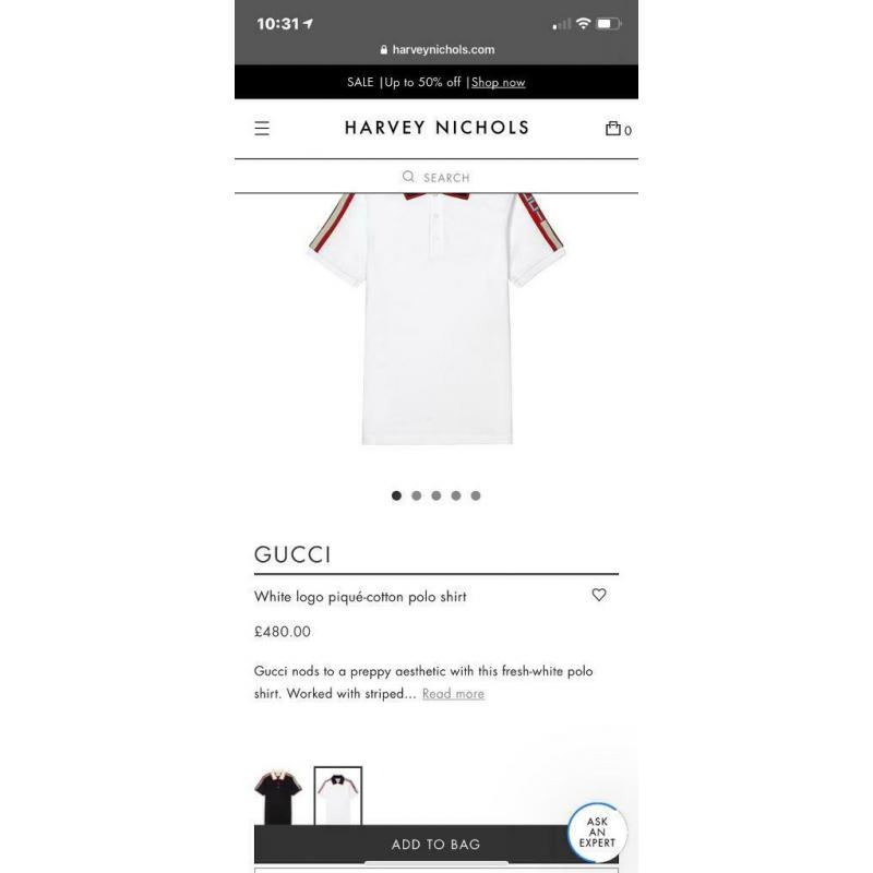 gucci polo shirt