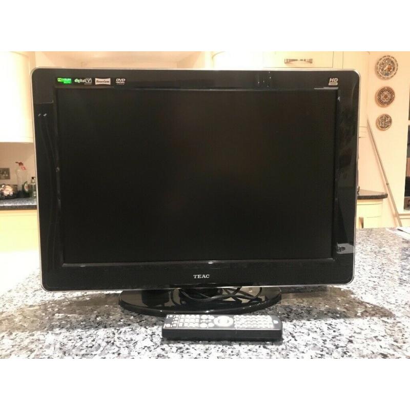 TEAC 21? TV with integral DVD player.