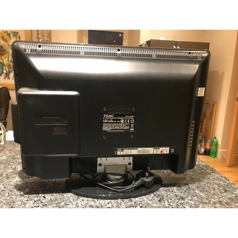 TEAC 21? TV with integral DVD player.