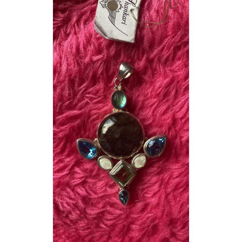 The dark side of the moon pendant.