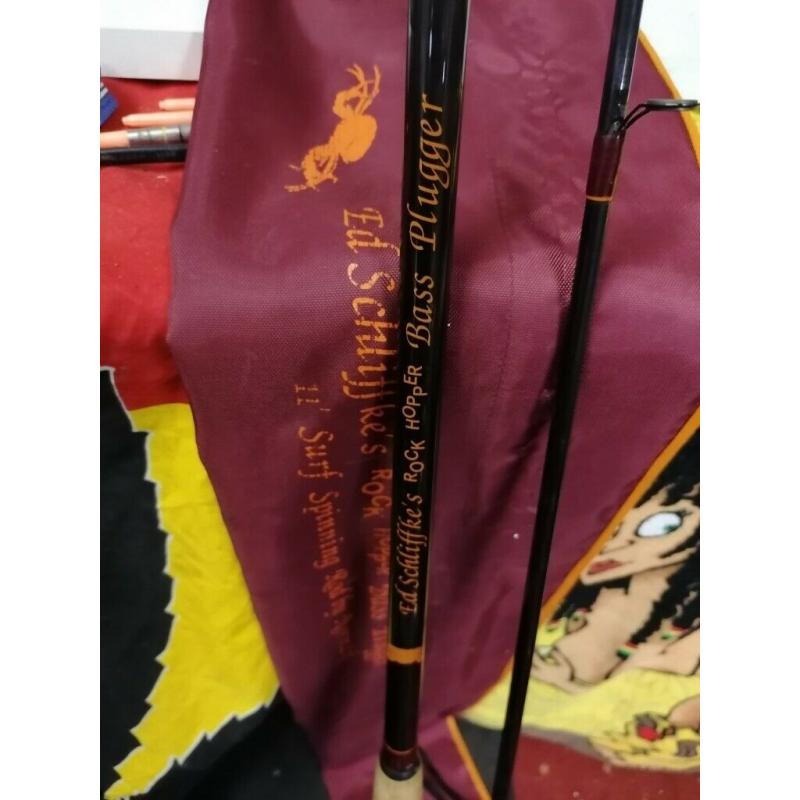 ED SCHIFFKE,S rock hopper BASS fishing rod very sought after top draw rod