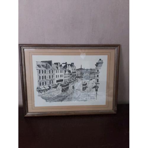 Framed Scottish picture