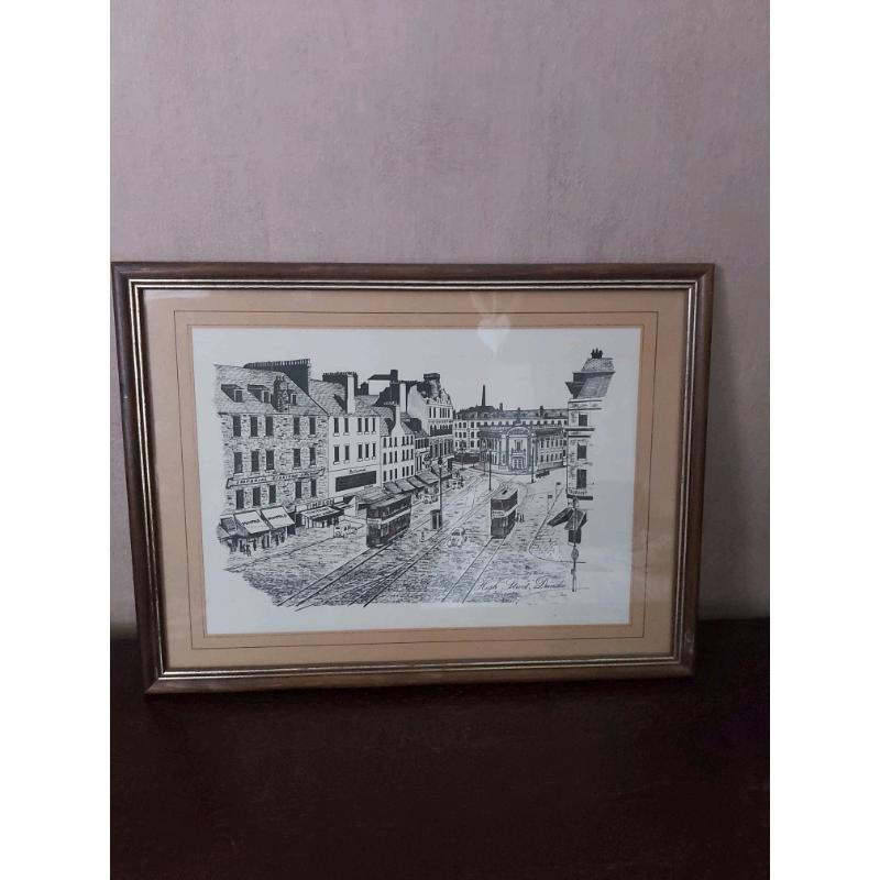 Framed Scottish picture