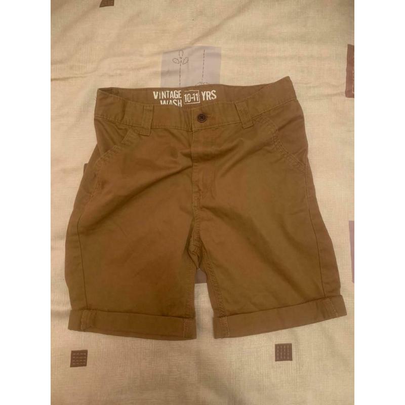 Casual Childrens shorts tan coloured