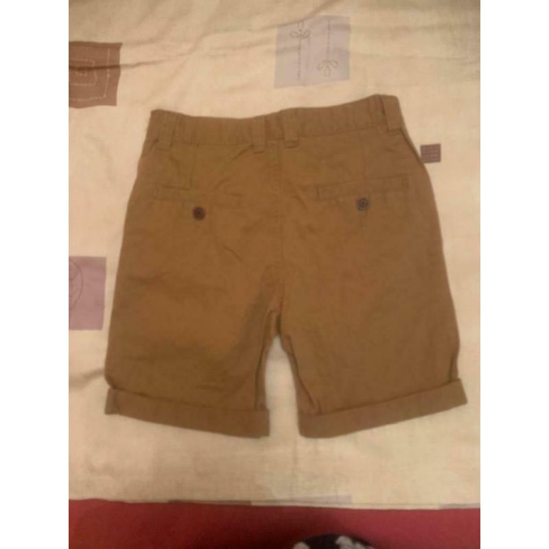 Casual Childrens shorts tan coloured