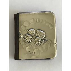Miniature Antique Solid Silver Reynolds Angels Book Of Common Prayer
