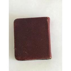 Miniature Antique Solid Silver Reynolds Angels Book Of Common Prayer