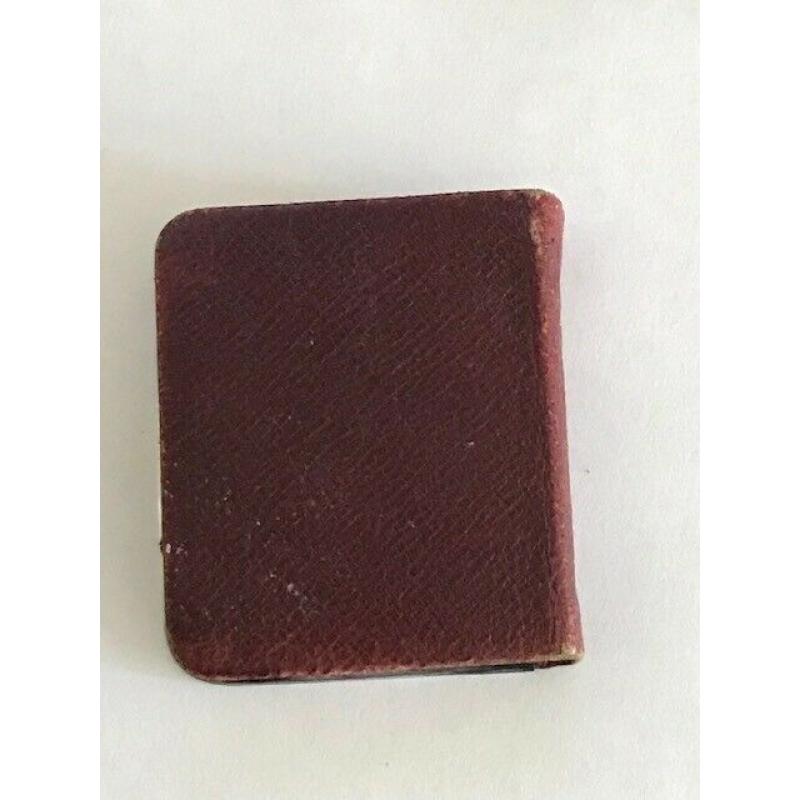 Miniature Antique Solid Silver Reynolds Angels Book Of Common Prayer