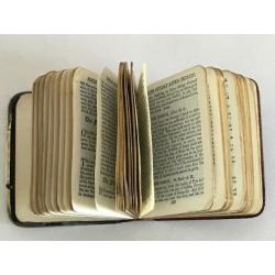 Miniature Antique Solid Silver Reynolds Angels Book Of Common Prayer