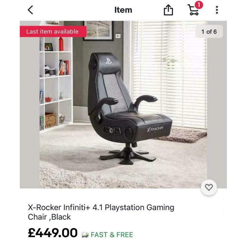 Audio chair. Unused