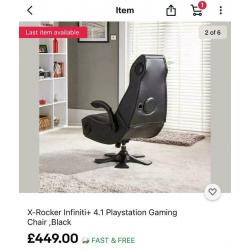 Audio chair. Unused