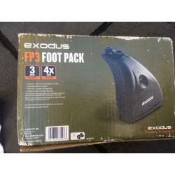 Exodus FP3 Roof Bars and foot pack.