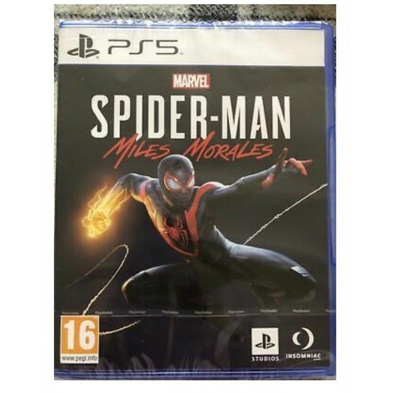 PlayStation 5 console disc edition ps5 with spider man miles morales
