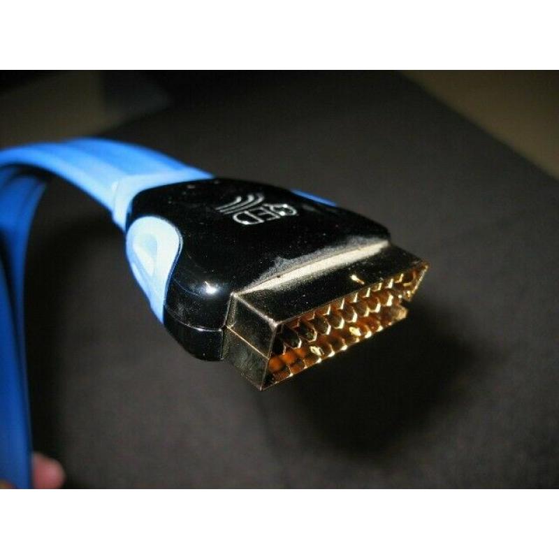 QED Performance P2110 1 metre SCART Lead.