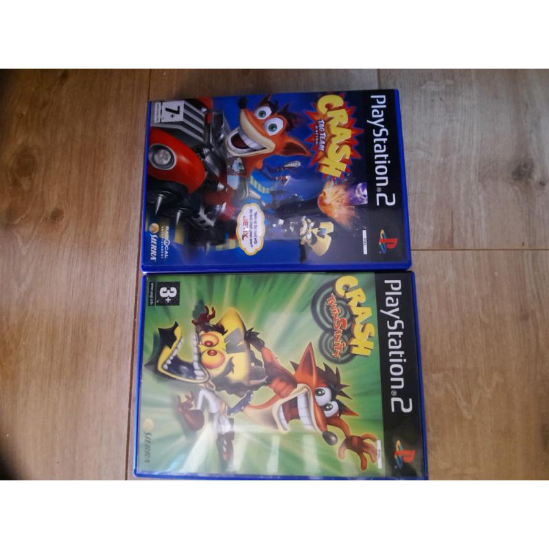 PS2 Crash games