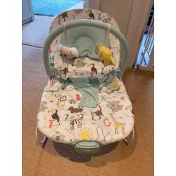 Mamas & Papas baby bouncer with vibration function